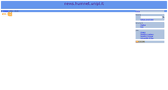 Desktop Screenshot of news.humnet.unipi.it