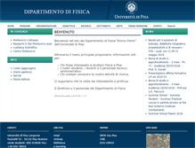 Tablet Screenshot of df.unipi.it