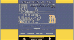 Desktop Screenshot of egittologia.unipi.it