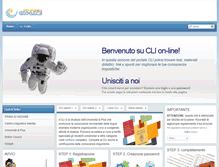 Tablet Screenshot of online.cli.unipi.it